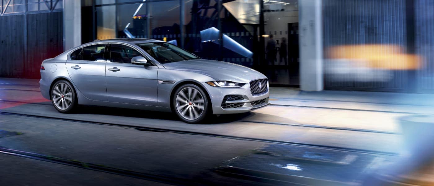 2020 Jaguar XE side profile view