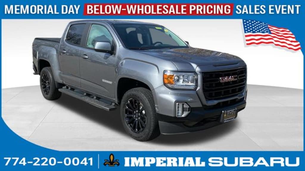 Used 2021 GMC Canyon Elevation Truck Crew Cab