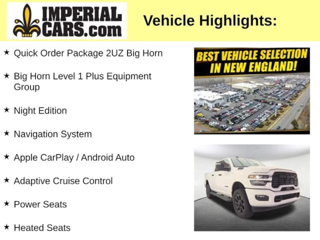 Used 2025 Ram 2500 Big Horn Truck Crew Cab