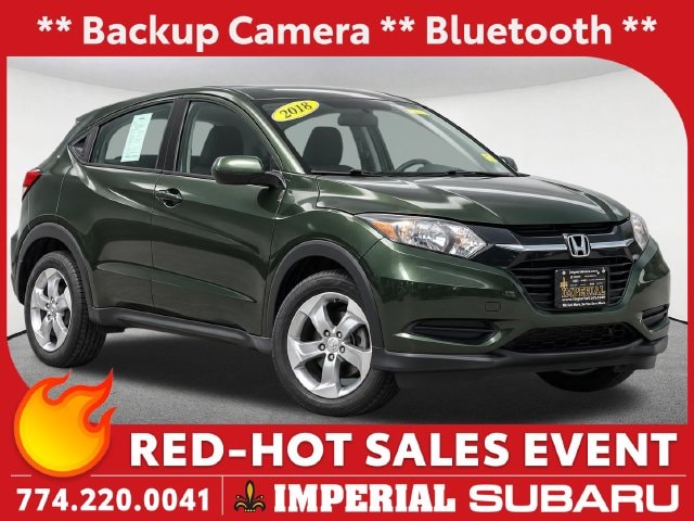 Used 2018 Honda HR-V LX with VIN 3CZRU5H39JM706691 for sale in North Attleborough, MA