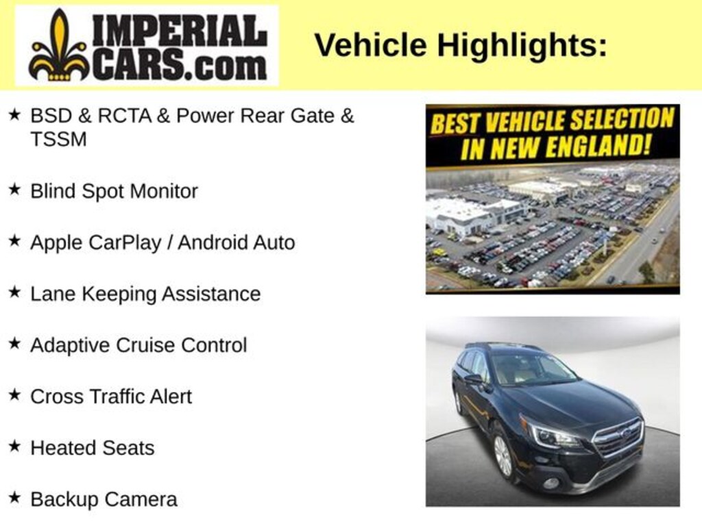 Used 2019 Subaru Outback 2.5i Premium SUV