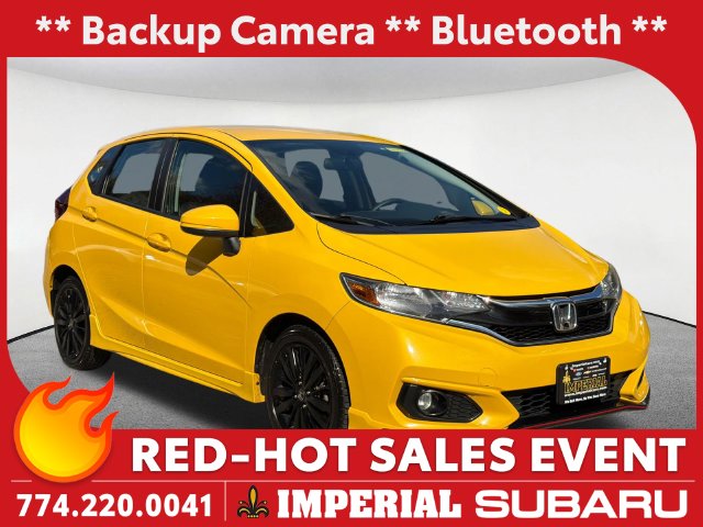 Used 2018 Honda Fit Sport with VIN 3HGGK5H61JM728988 for sale in North Attleborough, MA