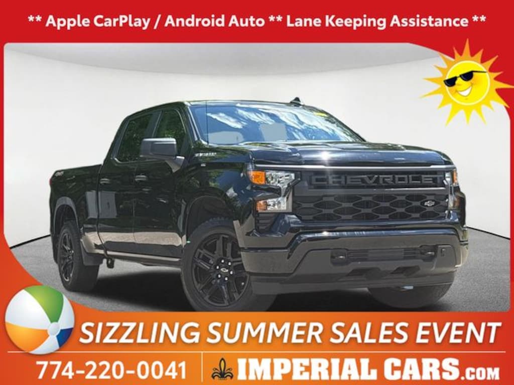 Used 2024 Chevrolet Silverado 1500 Custom Truck Crew Cab