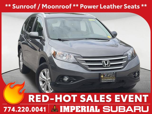 Used 2013 Honda CR-V EX-L with VIN 2HKRM4H77DH688169 for sale in North Attleborough, MA