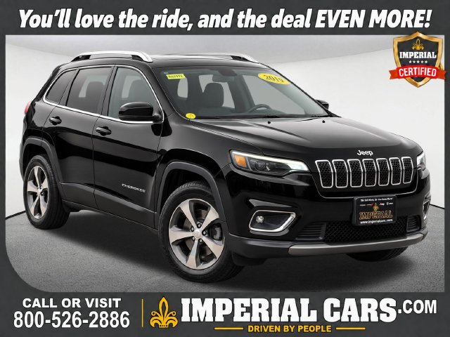 Used 2019 Jeep Cherokee Limited with VIN 1C4PJMDX2KD140010 for sale in North Attleborough, MA
