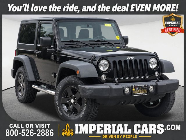 Used 2017 Jeep Wrangler Sport S with VIN 1C4AJWAG9HL574753 for sale in North Attleborough, MA