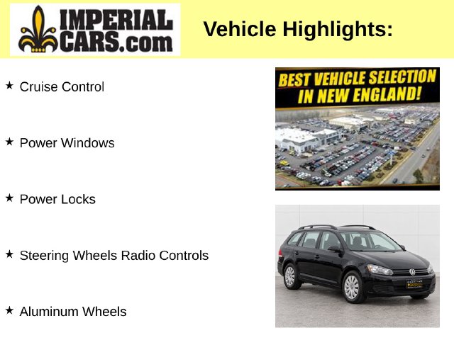 Used 2014 Volkswagen Jetta SportWagen 2.5L S w/PZEV Wagon