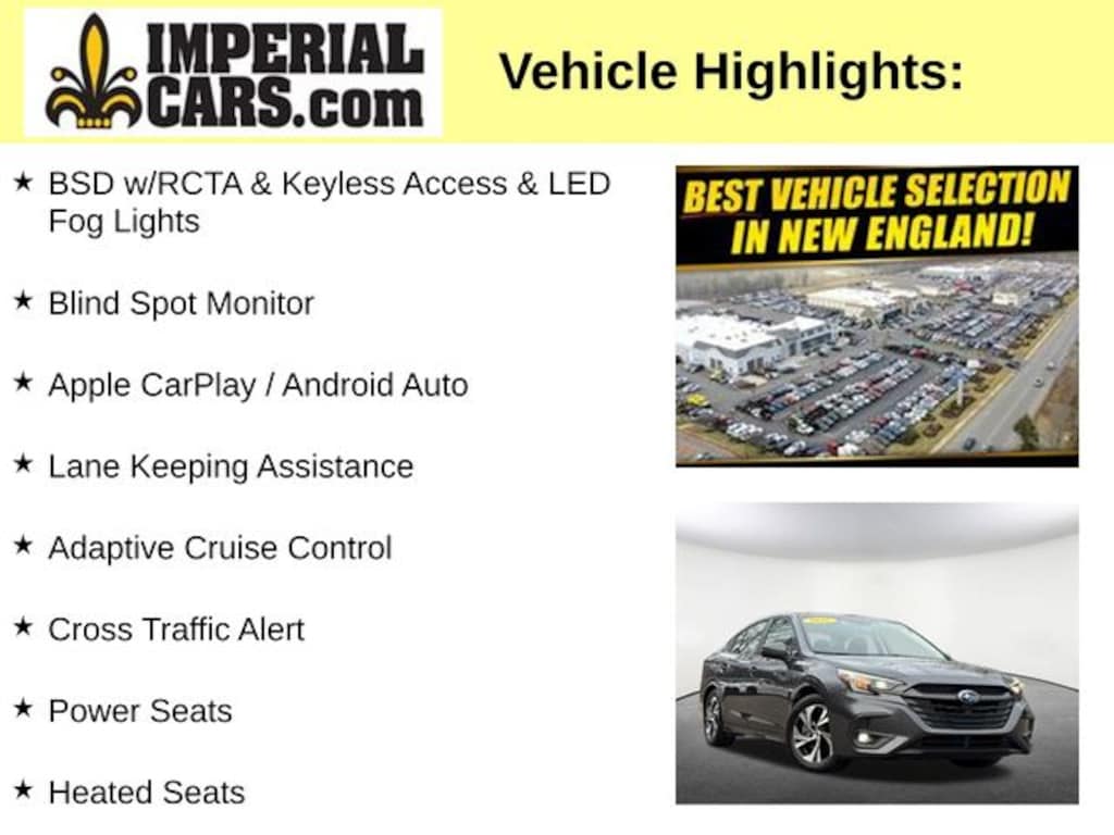 Certified 2025 Subaru Legacy Premium Sedan