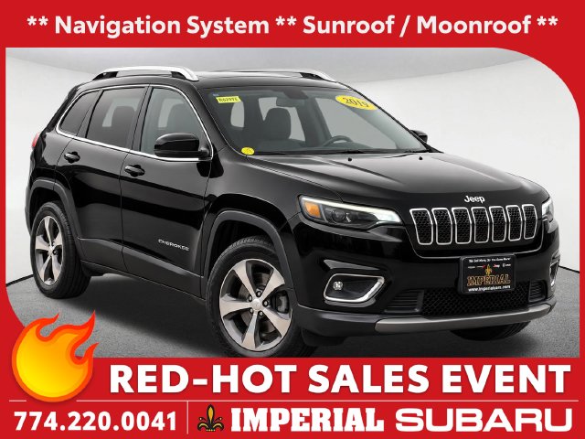 Used 2019 Jeep Cherokee Limited with VIN 1C4PJMDX2KD140010 for sale in North Attleborough, MA