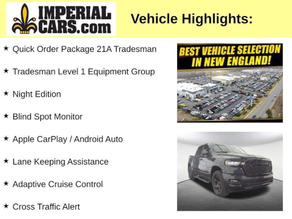 Used 2025 Ram 1500 Tradesman Truck Crew Cab