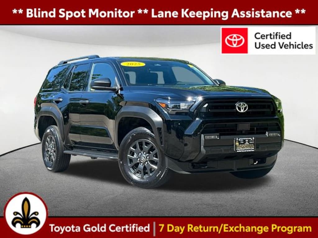 Certified 2025 Toyota 4Runner SR5 SUV