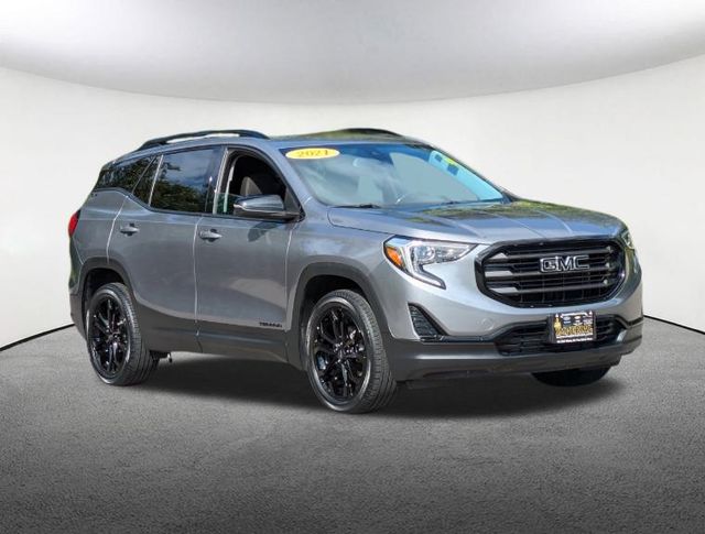 Used 2021 GMC Terrain SLE with VIN 3GKALTEV2ML356352 for sale in Milford, MA