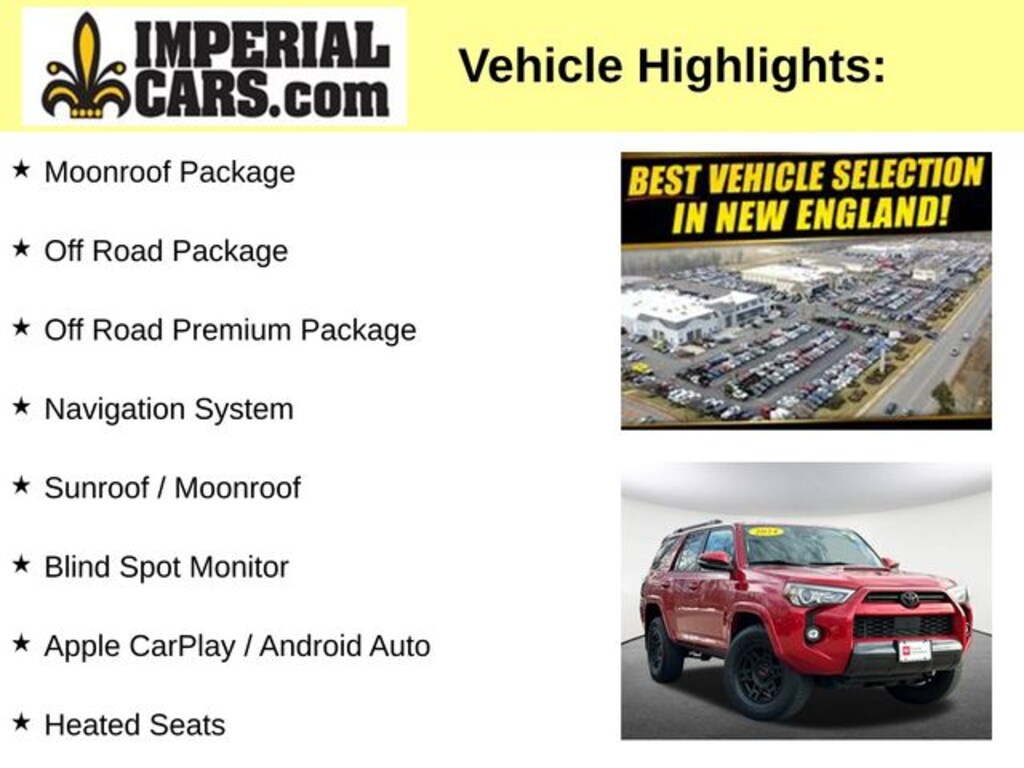 Certified 2024 Toyota 4Runner TRD Off-Road Premium SUV