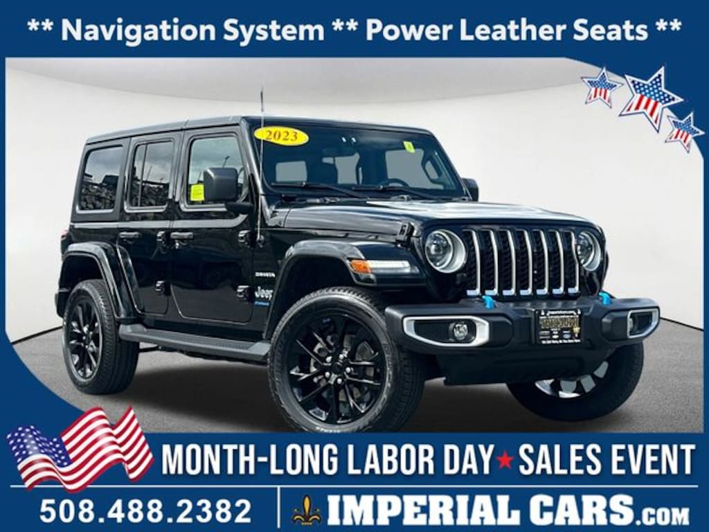 Used 2023 Jeep Wrangler Sahara 4xe SUV