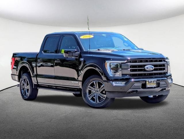 Used 2022 Ford F-150 Lariat with VIN 1FTFW1ED4NFA75072 for sale in Milford, MA