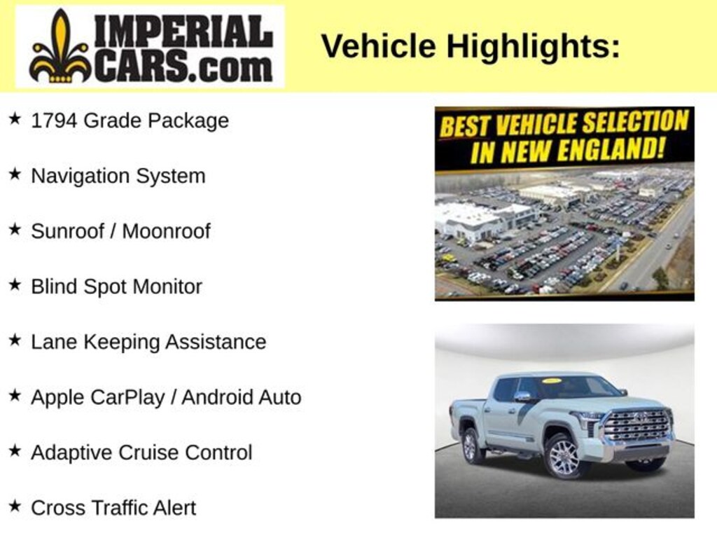 Certified 2025 Toyota Tundra 1794 Truck