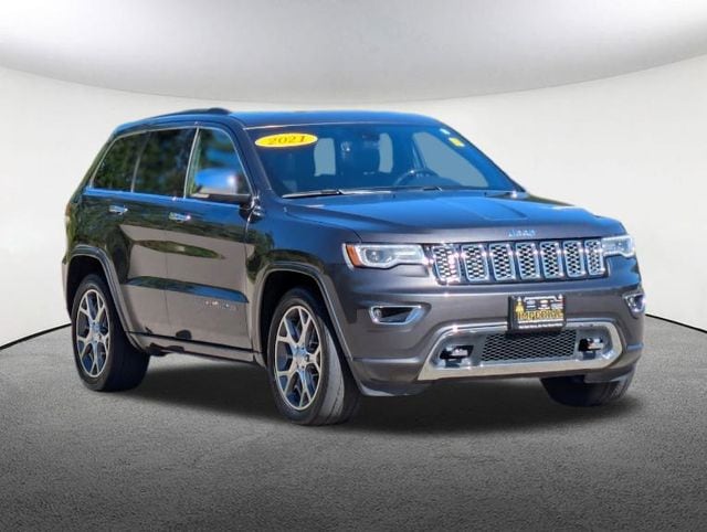 Used 2021 Jeep Grand Cherokee Overland with VIN 1C4RJFCG3MC728030 for sale in Milford, MA