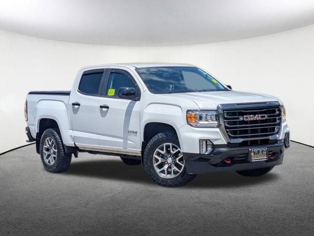 Used 2022 GMC Canyon AT4 with VIN 1GTG6FEN1N1124056 for sale in Milford, MA