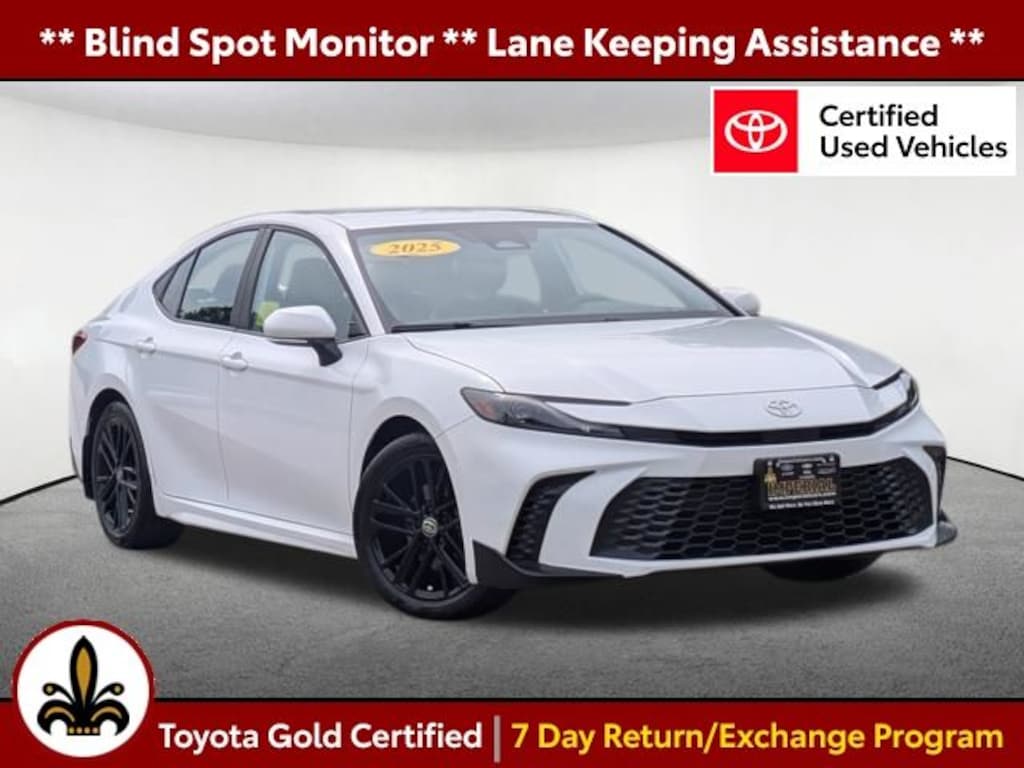 Certified 2025 Toyota Camry SE Sedan