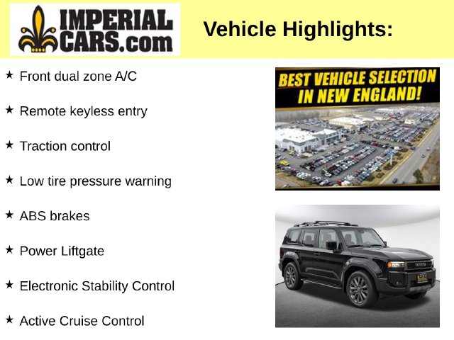 Used 2025 Toyota Land Cruiser Base SUV