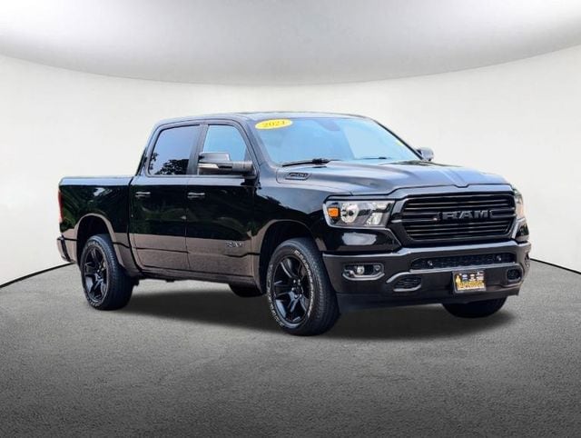 Used 2021 RAM Ram 1500 Pickup Big Horn/Lone Star with VIN 1C6SRFFTXMN586869 for sale in Mendon, MA