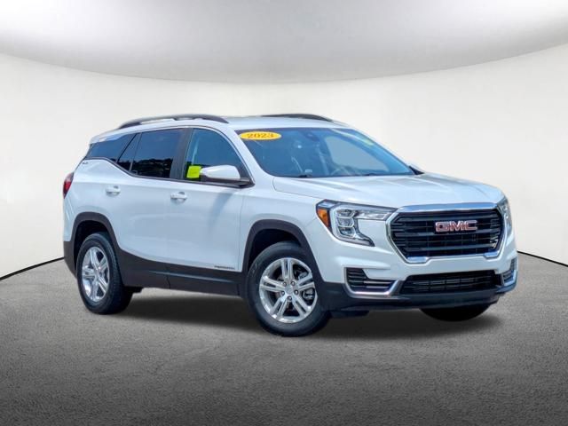 Used 2023 GMC Terrain SLE with VIN 3GKALTEG7PL231272 for sale in Milford, MA