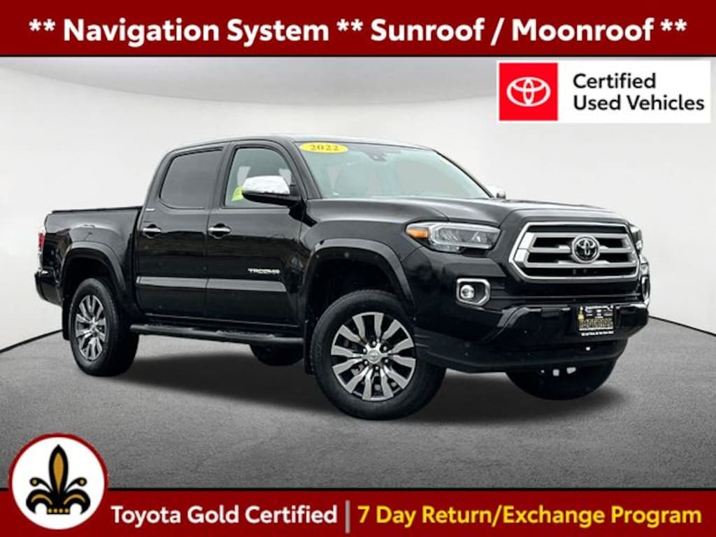 Certified 2022 Toyota Tacoma Limited Truck
