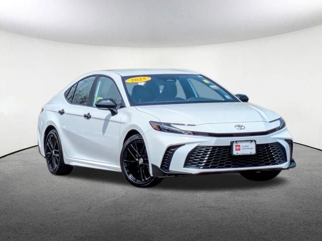Certified 2025 Toyota Camry SE with VIN 4T1DAACKXSU015212 for sale in Milford, MA