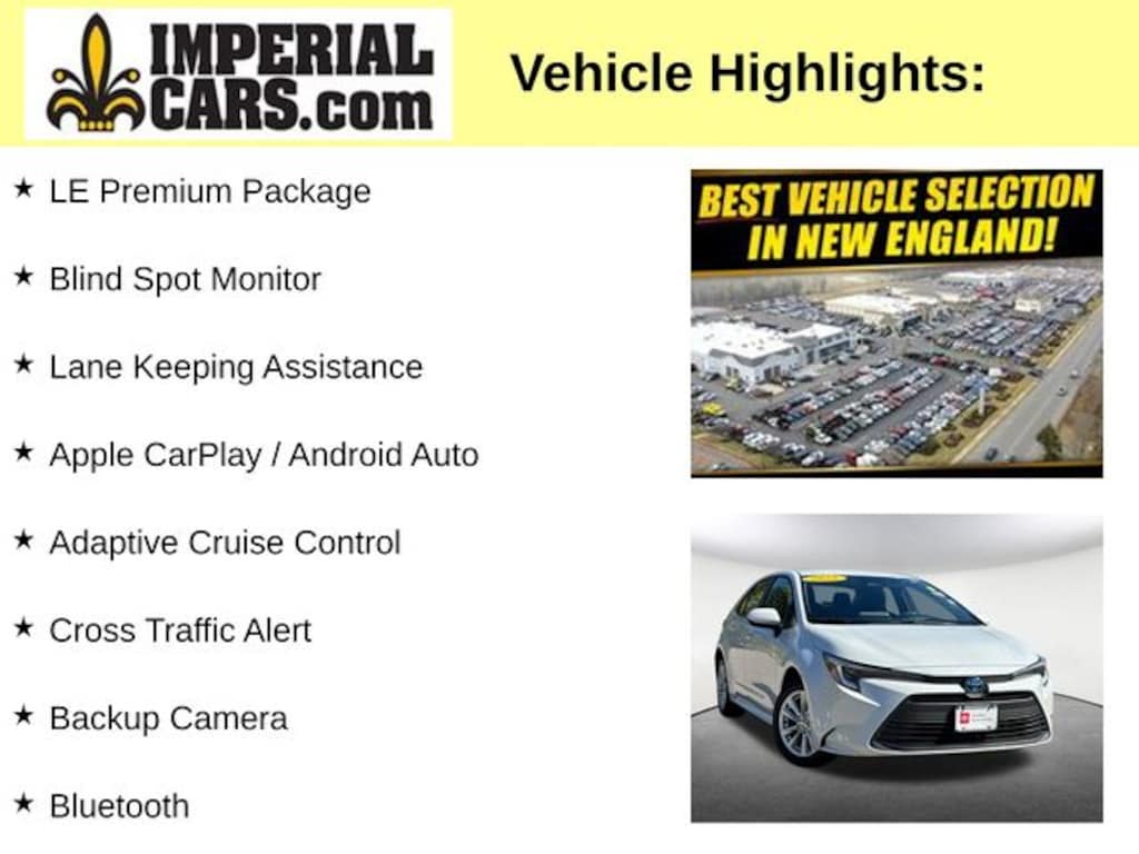 Certified 2025 Toyota Corolla Hybrid LE Sedan