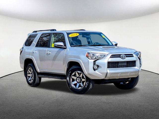 Certified 2024 Toyota 4Runner TRD Off-Road Premium with VIN JTERU5JR6R6303859 for sale in Milford, MA