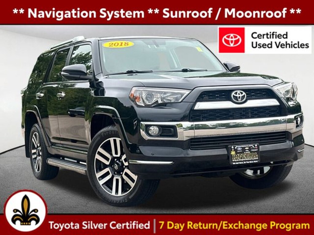Certified 2018 Toyota 4Runner Limited SUV