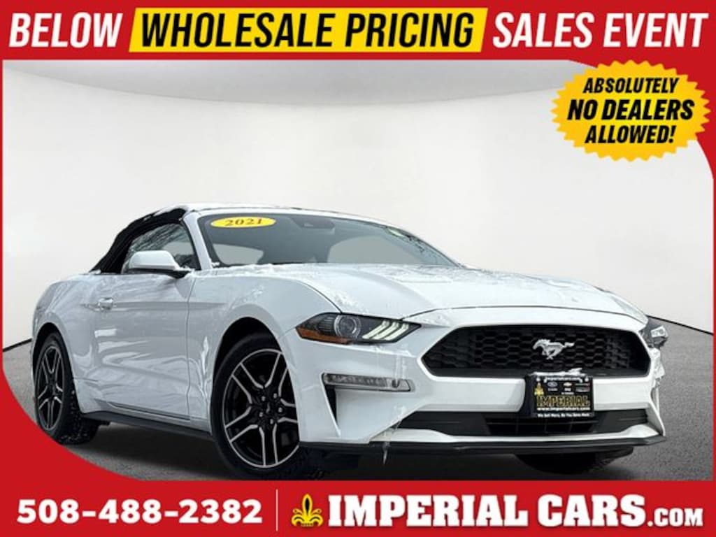 Used 2021 Ford Mustang Ecoboost Premium Convertible