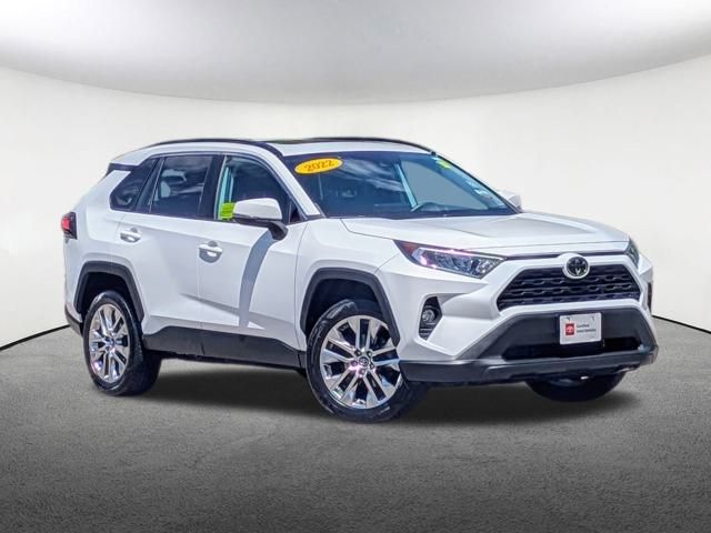 Certified 2020 Toyota RAV4 XLE Premium with VIN 2T3A1RFVXLC109544 for sale in Milford, MA