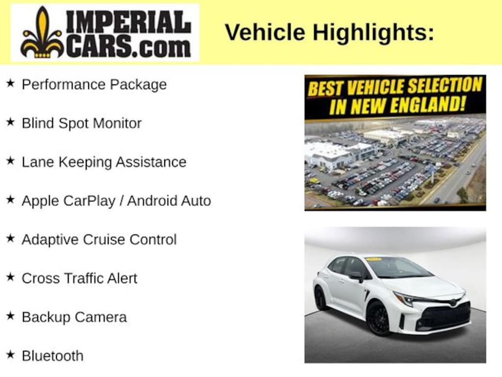 Certified 2024 Toyota GR Corolla Core Hatchback