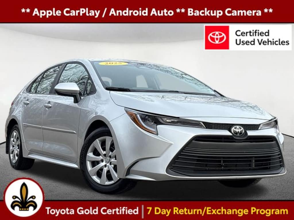 Certified 2025 Toyota Corolla LE Sedan
