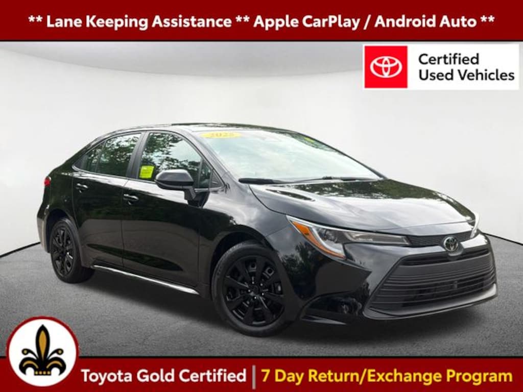 Certified 2025 Toyota Corolla LE Sedan