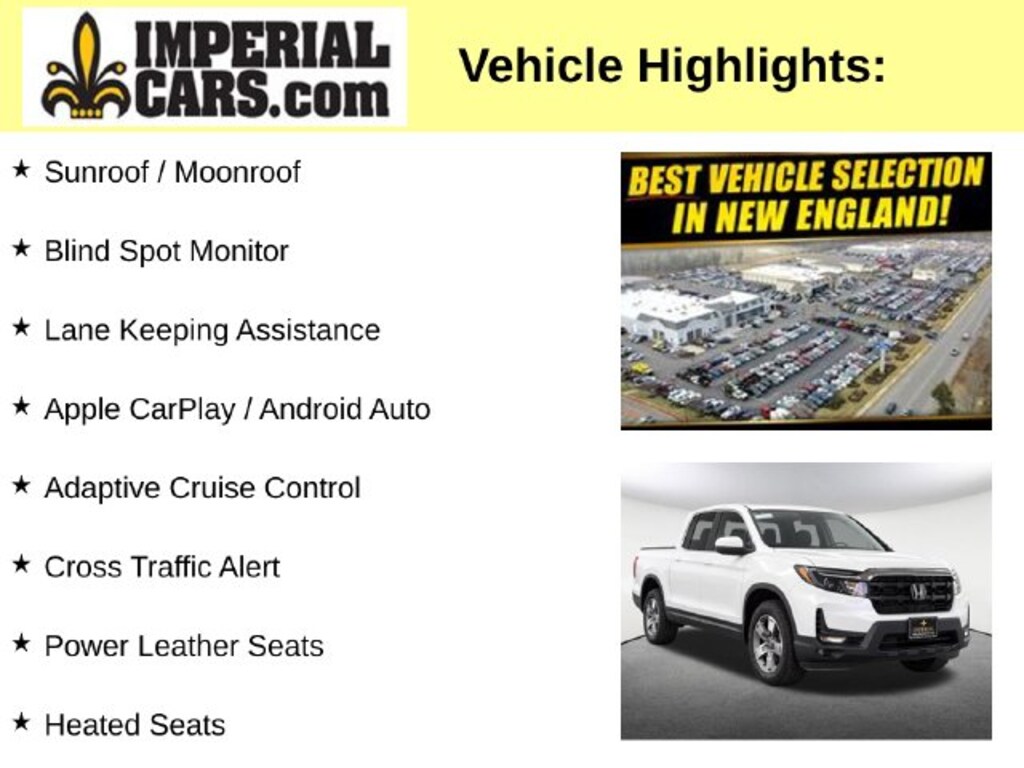 Used 2025 Honda Ridgeline RTL Truck