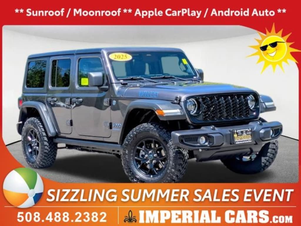 Used 2025 Jeep Wrangler Willys 4xe SUV