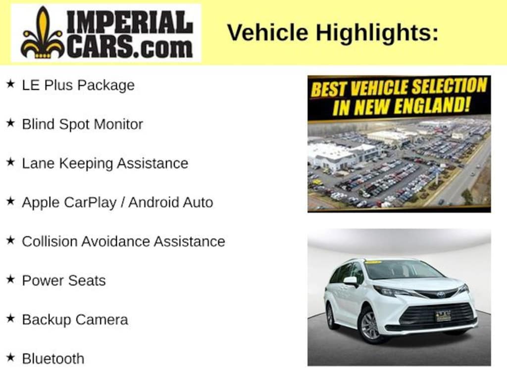 Certified 2024 Toyota Sienna LE Minivan/Van