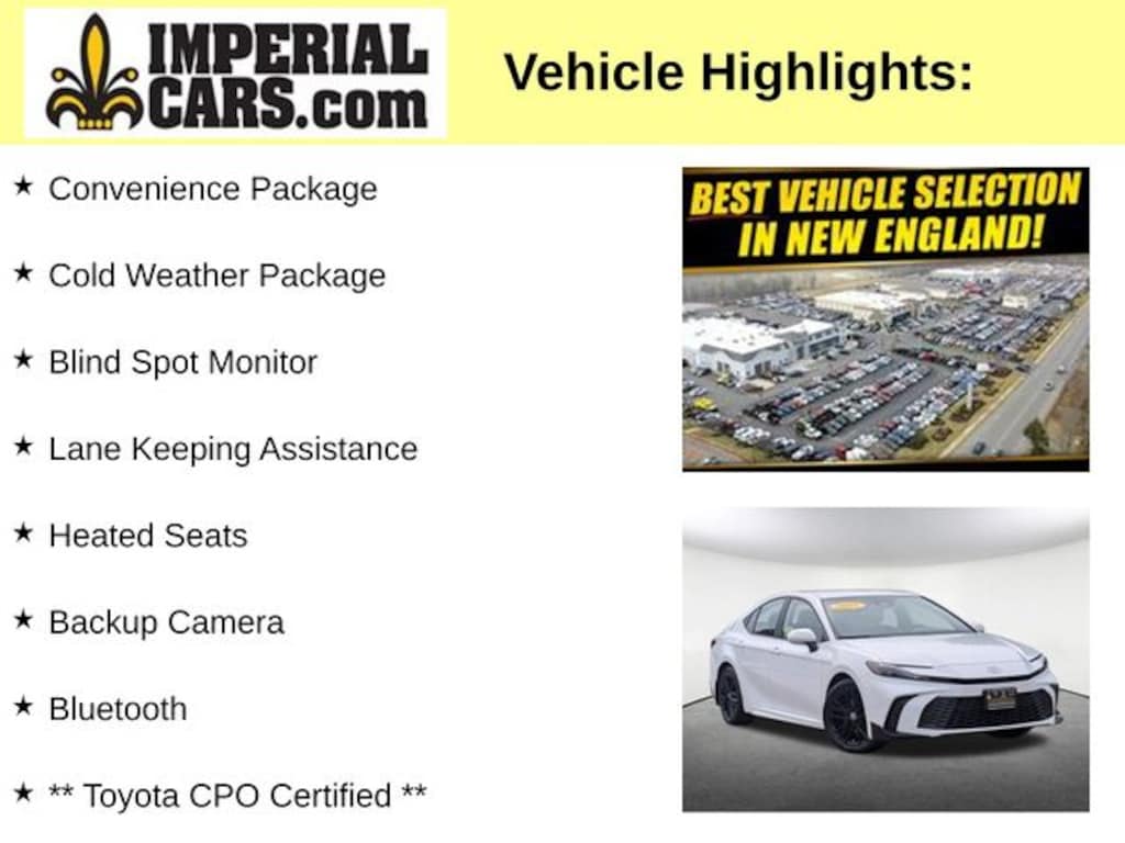 Certified 2025 Toyota Camry SE Sedan