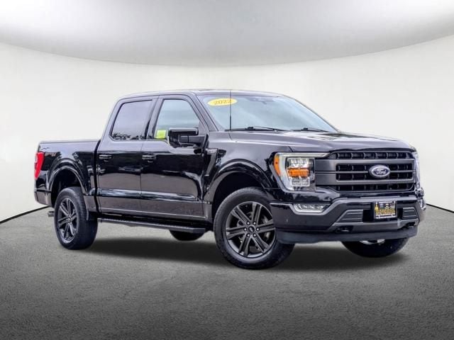 Used 2022 Ford F-150 Lariat with VIN 1FTFW1E80NKE97527 for sale in Milford, MA