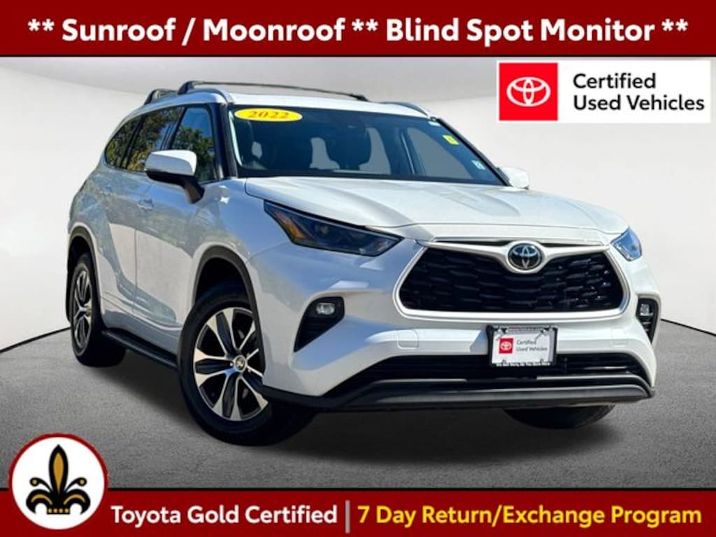 Certified 2022 Toyota Highlander XLE SUV