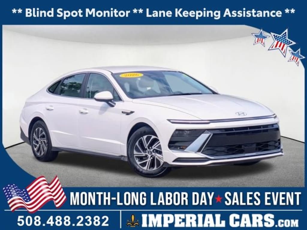 Used 2026 Hyundai Sonata Hybrid Blue Sedan
