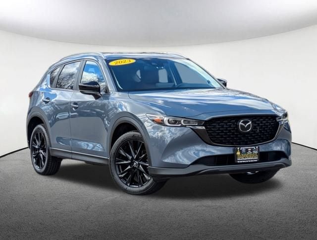 Used 2023 Mazda CX-5 S Carbon Edition with VIN JM3KFBCM2P0176146 for sale in Milford, MA