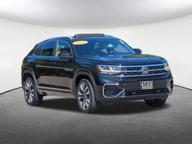 Used 2021 Volkswagen Atlas Cross Sport SEL R-Line with VIN 1V2SE2CA3MC206006 for sale in Milford, MA