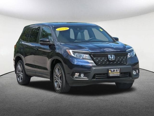 Used 2021 Honda Passport EX-L with VIN 5FNYF8H56MB006408 for sale in Mendon, MA