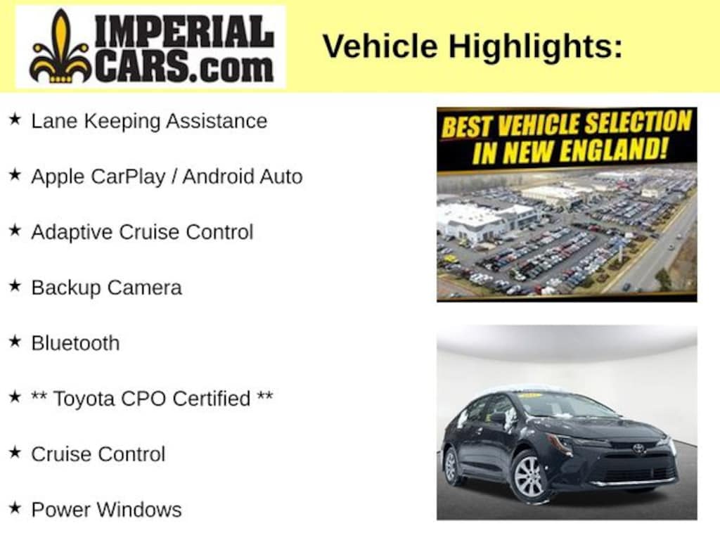 Certified 2025 Toyota Corolla LE Sedan