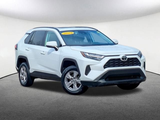 Certified 2023 Toyota RAV4 XLE with VIN 2T3W1RFV8PC235316 for sale in Milford, MA