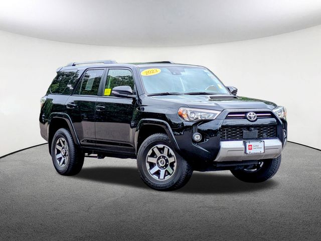 Certified 2023 Toyota 4Runner TRD Off-Road Premium with VIN JTERU5JR4P6199689 for sale in Milford, MA