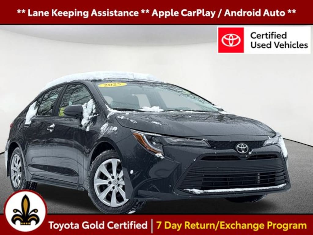 Certified 2025 Toyota Corolla LE Sedan